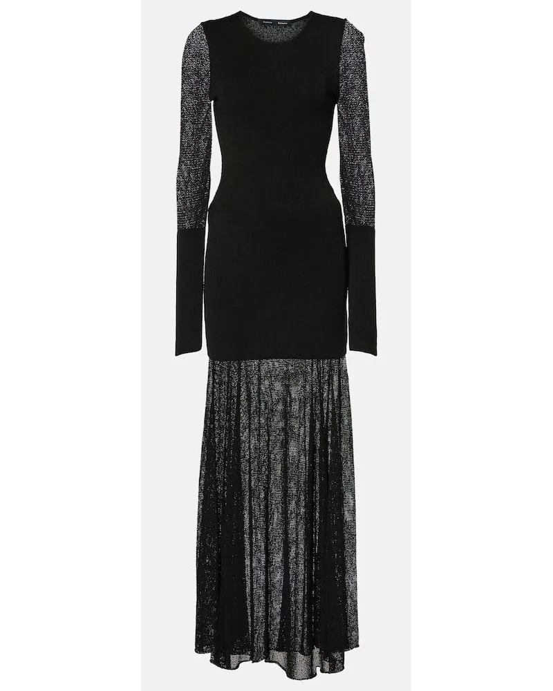 Proenza Schouler Abito lungo Anita in maglia Nero