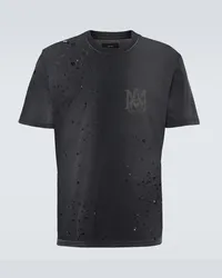 Amiri T-shirt Shotgun in jersey di cotone Nero