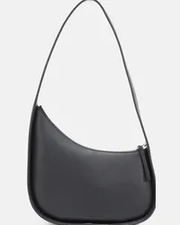 The Row Borsa a spalla Half Moon in pelle Nero