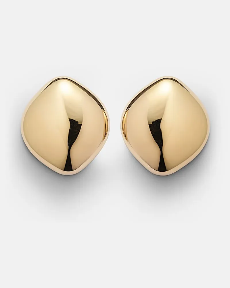 Jennifer Fisher Orecchini Puffy Cuschion bagnati in oro 14kt Oro