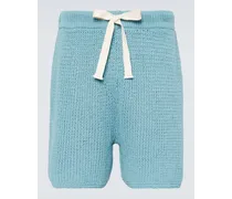 Shorts in cotone traforato