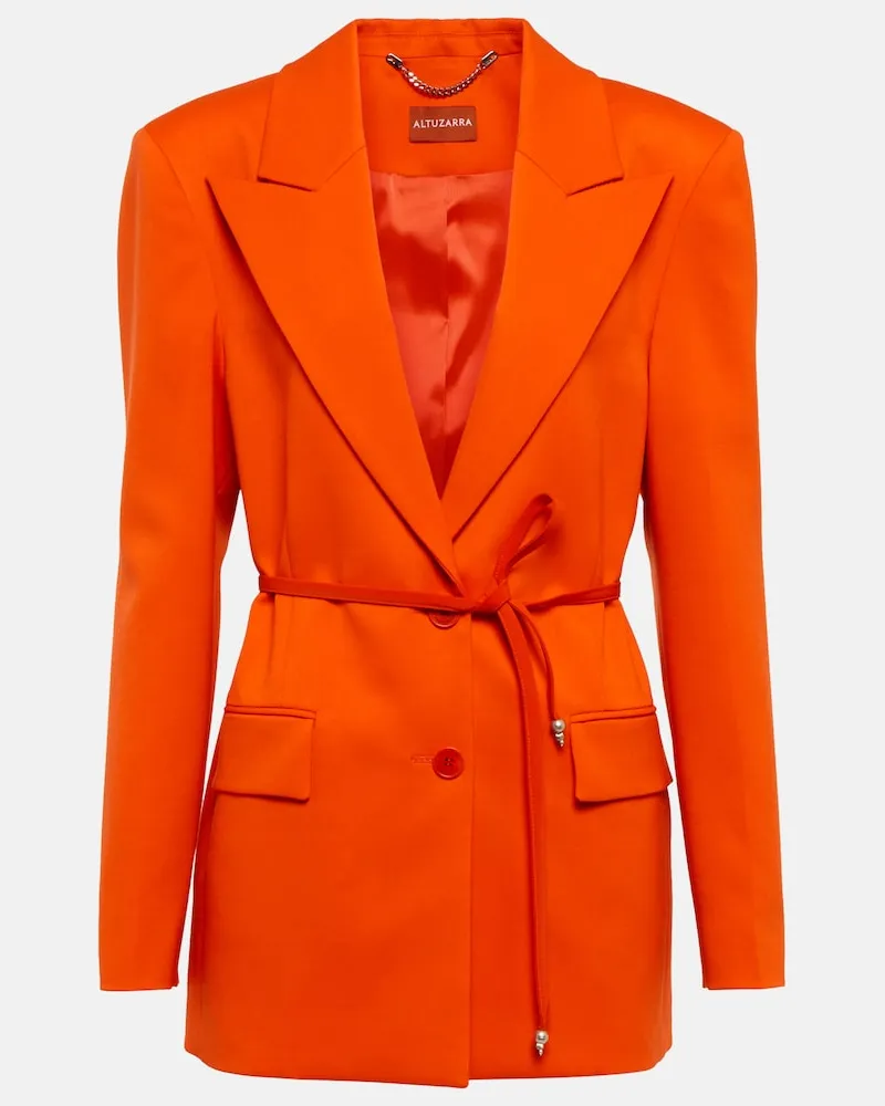 Altuzarra Blazer Fenice in lana Arancione
