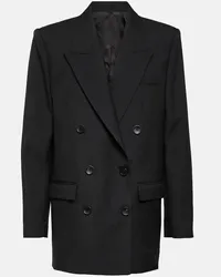 Isabel Marant Blazer doppiopetto Nevimea in lana vergine Nero