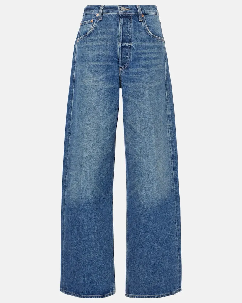 Citizens of humanity Jeans a gamba larga Ayla a vita alta Blu
