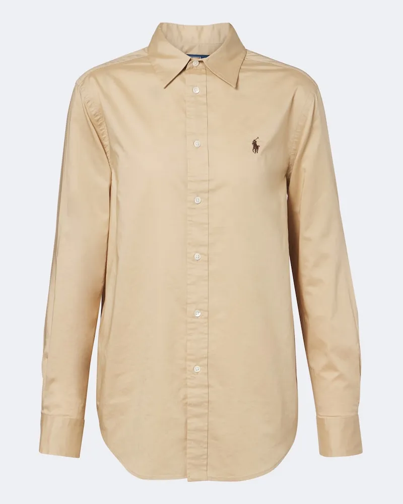 Ralph Lauren Camicia in popeline di cotone Beige