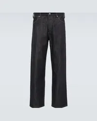 Jil Sander Jeans a gamba larga Blu