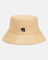 Nanushka Cappello da pescatore Caran con logo Neutro