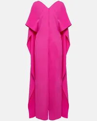 Valentino Garavani Jumpsuit in cady di seta Rosa