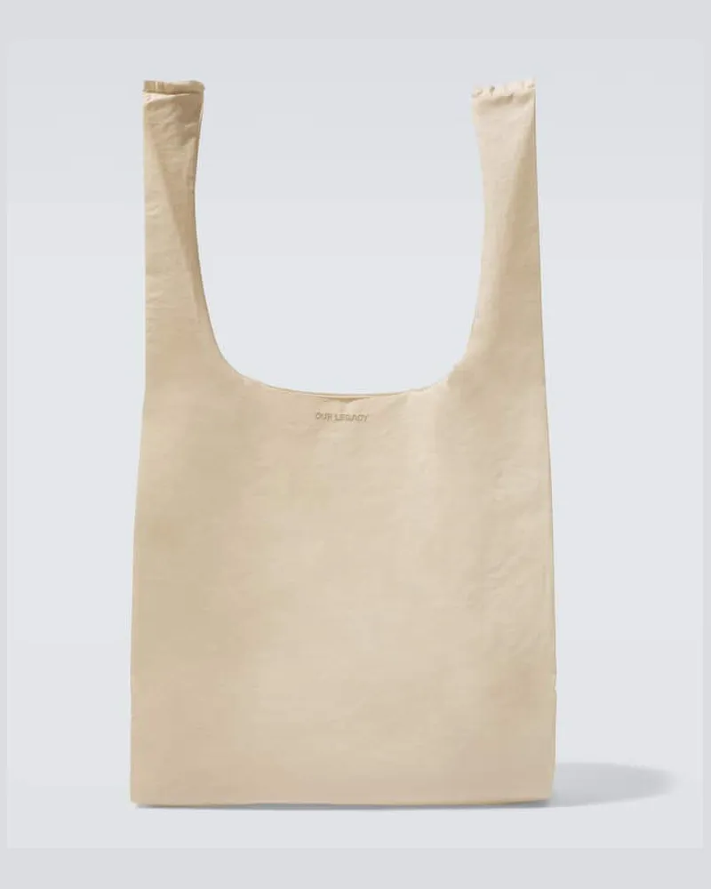 Our Legacy Shopper con logo Beige