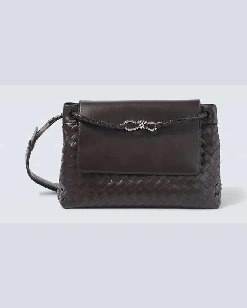 Bottega Veneta Borsa a tracolla Andiamo Medium in pelle Marrone