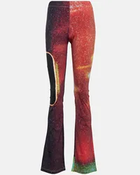 Maison Margiela Leggings con stampa Multicolore