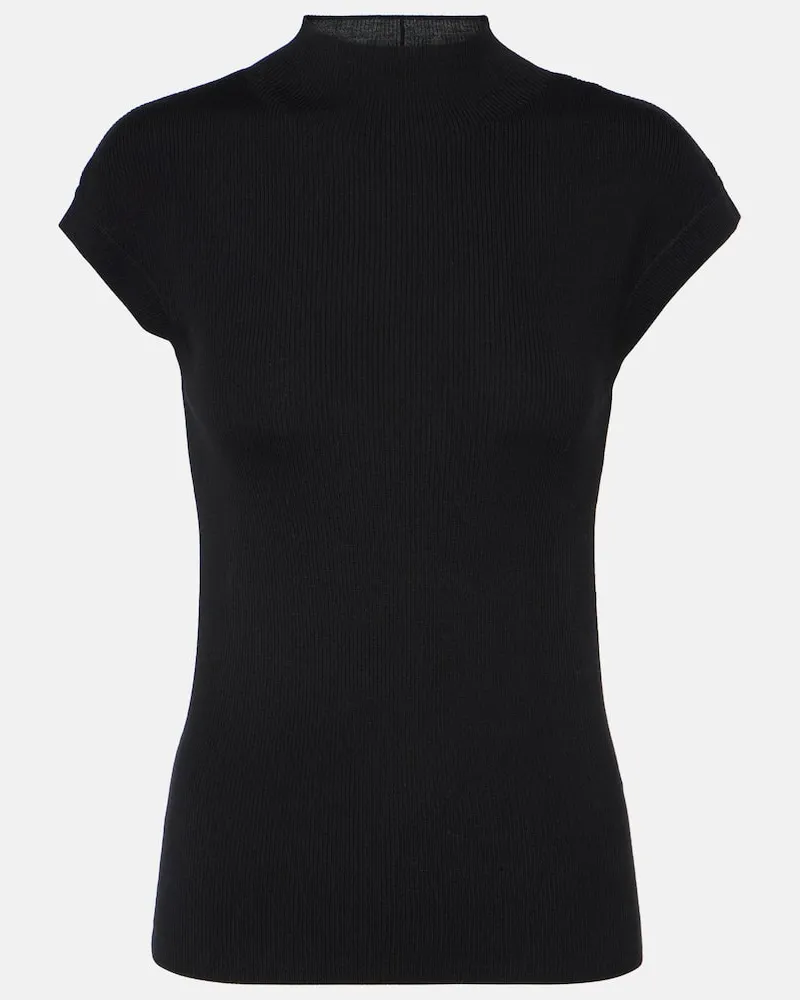 Jardin des Orangers Top in lana Nero