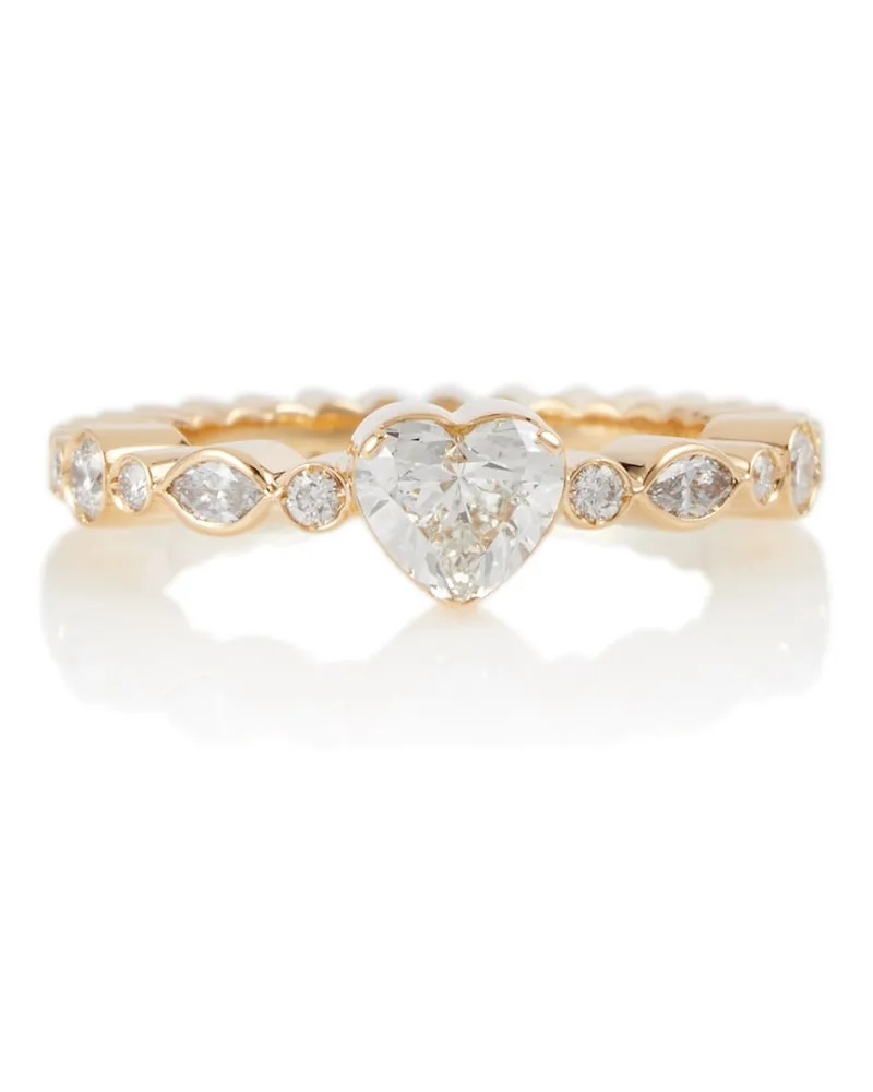 Sophie Bille Brahe Anello Coeur Ensemble in oro giallo 18Â kt e diamanti Oro