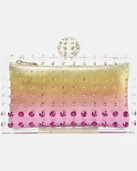 Aquazzura Clutch Tequilacon cristalli Multicolore