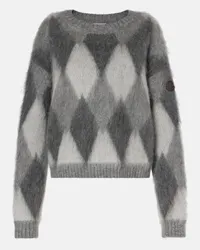 Moncler Pullover in misto lana e mohair Grigio