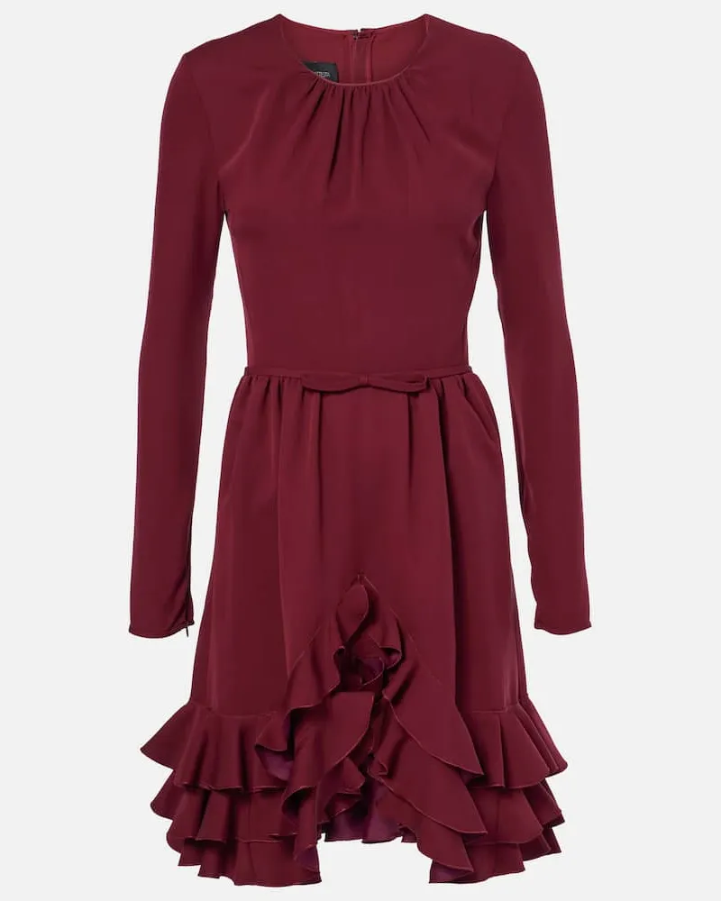 Giambattista Valli Abito corto in crÃªpe di seta Rosso