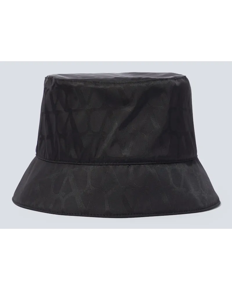 Valentino Garavani Cappello da pescatore reversibile Nero