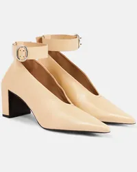 Jil Sander Pumps in pelle Beige