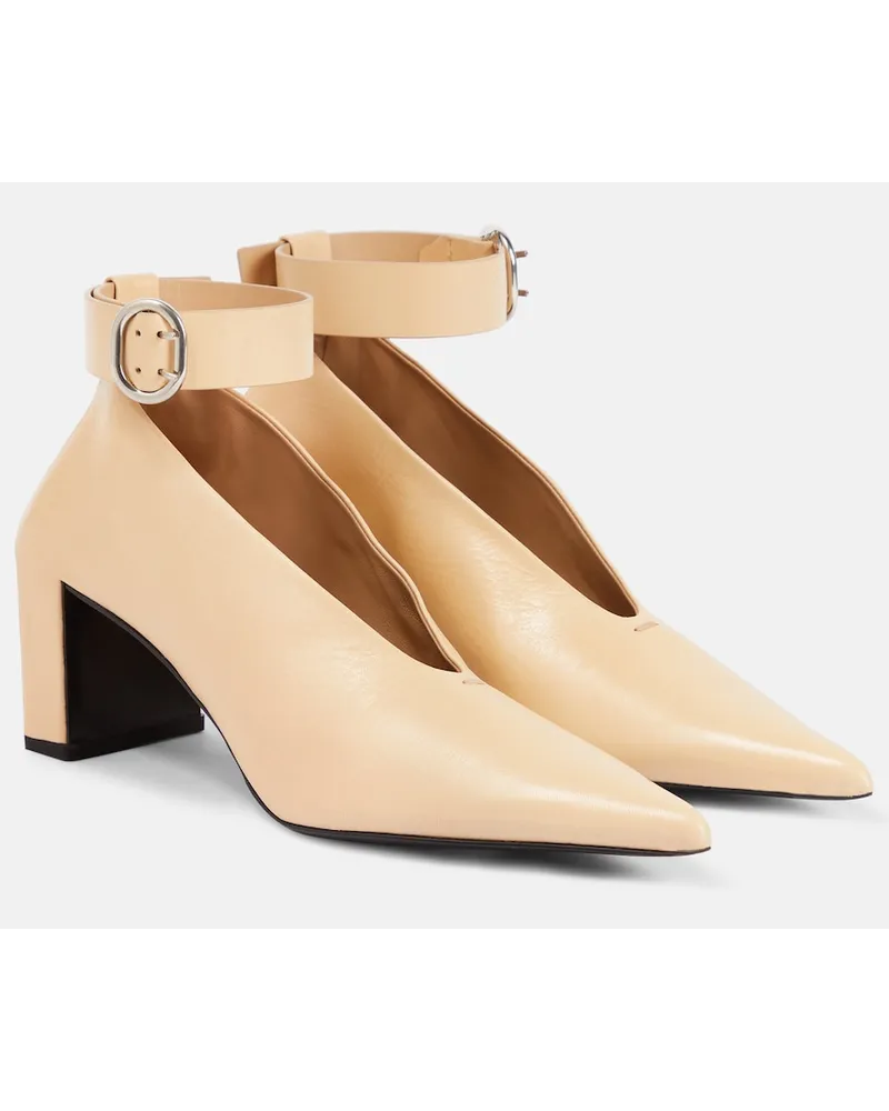 Jil Sander Pumps in pelle Beige