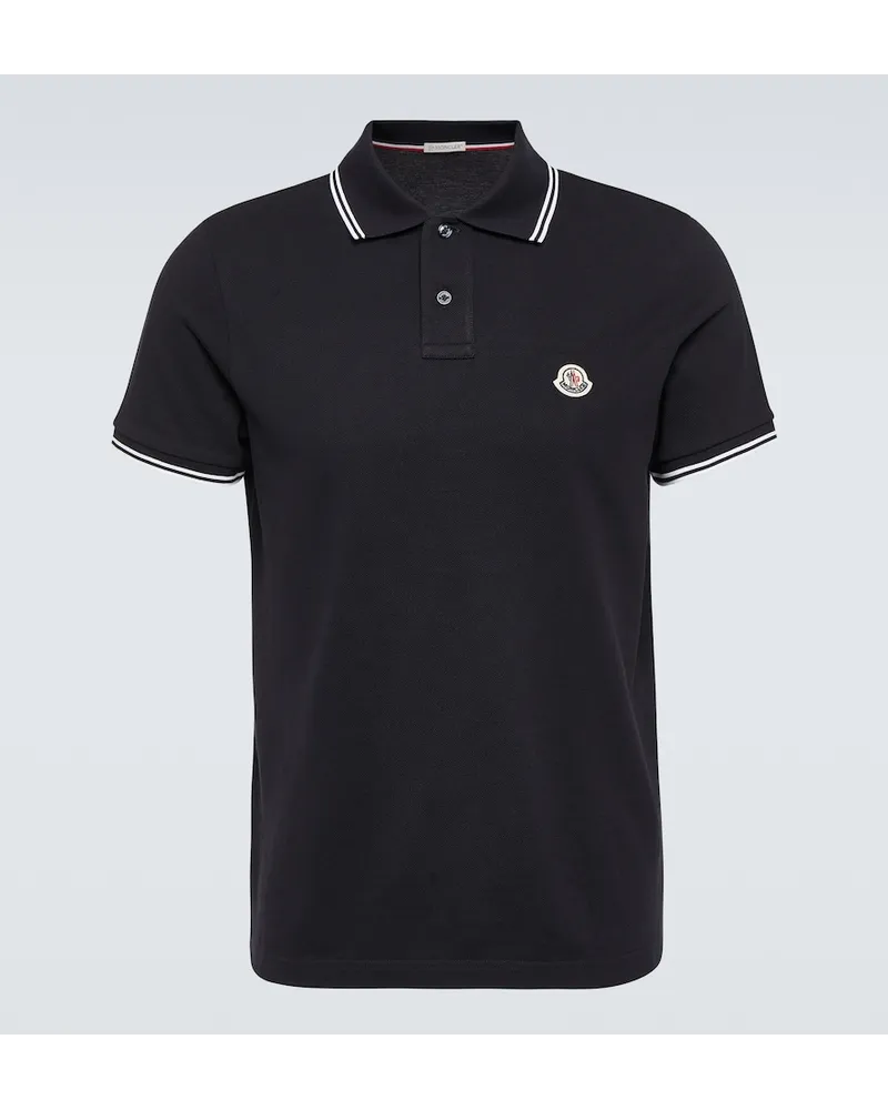 Moncler Polo in cotone Blu