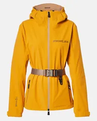 Moncler Giacca Fex in tessuto tecnico Giallo