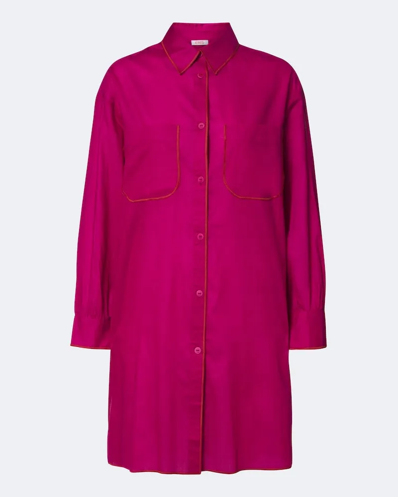 Eres Abito chemisier Phare in voile di cotone Rosa