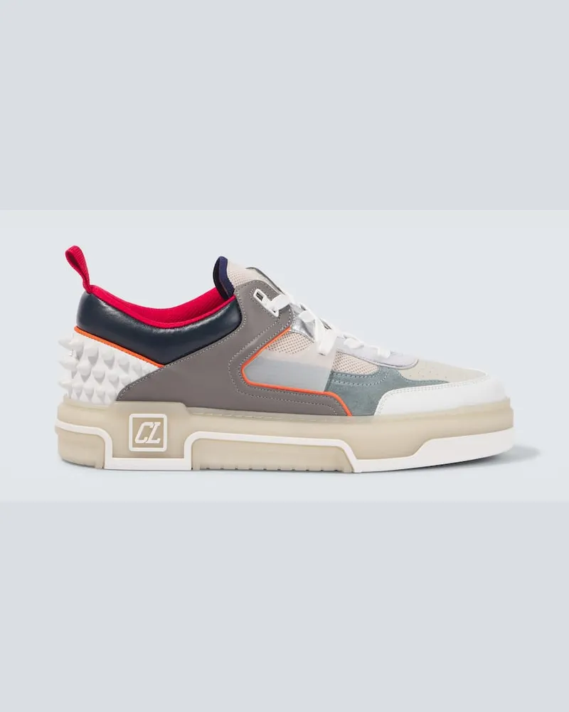 Christian Louboutin Sneakers Astroloubi in pelle con borchie Multicolore