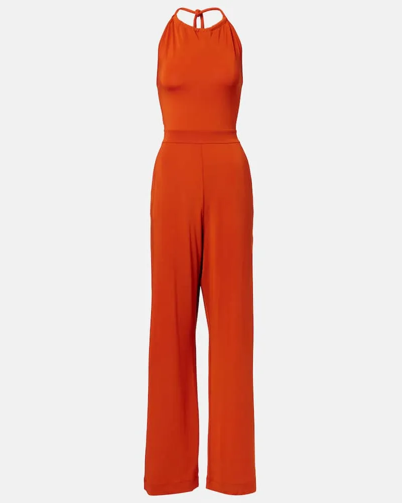 Max Mara Jumpsuit Parsec con scollo allâamericana Arancione