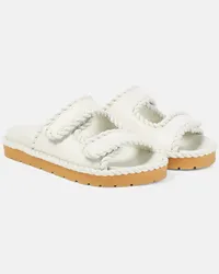 Bottega Veneta Sandali Jack in pelle Bianco