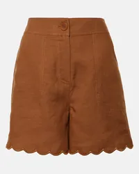 Eres Shorts Cheri in lino Marrone