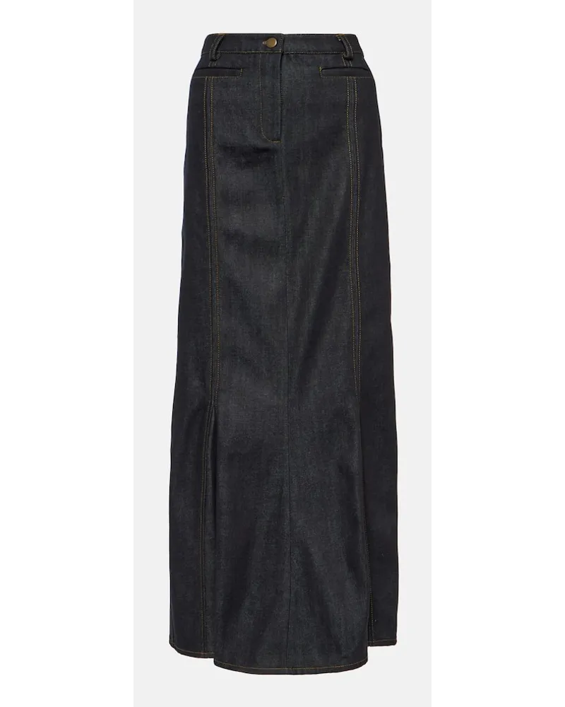 Aya Muse Gonna lunga di jeans Alis Blu