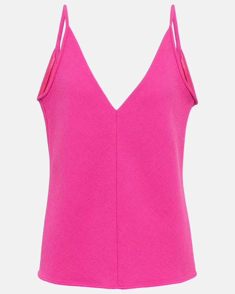 Gabriela Hearst Camisole Maria in crÃªpe di lana Rosa