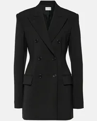 SPORTMAX Blazer Vischio in misto lana Nero