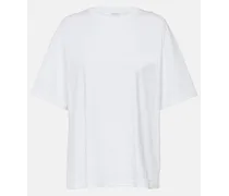 SPORTMAX T-shirt Eremi in jersey di cotone Bianco