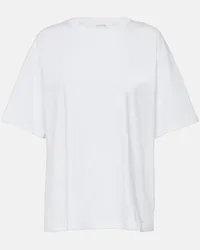 SPORTMAX T-shirt Eremi in jersey di cotone Bianco