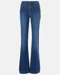 Adriano Goldschmied Jeans flared Tropea a vita media Blu