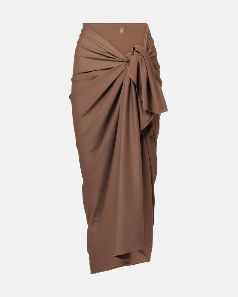 JADE SWIM Copricostume Nyla Marrone