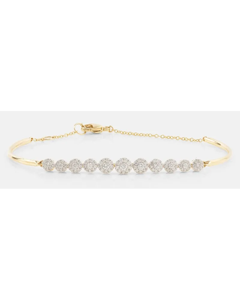 Stone & Strand Bracciale in oro 10kt con diamanti Oro