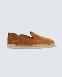 Christian Louboutin Espadrillas in suede Marrone