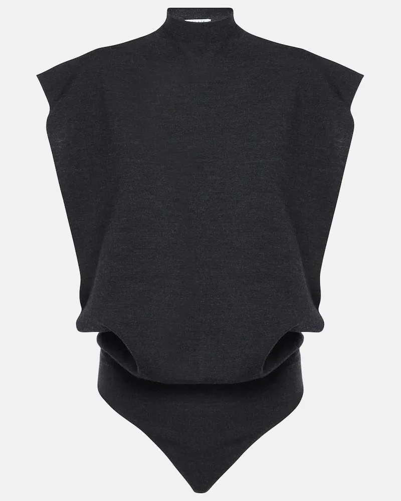 Alaïa AlaÃ¯a Body in lana Nero