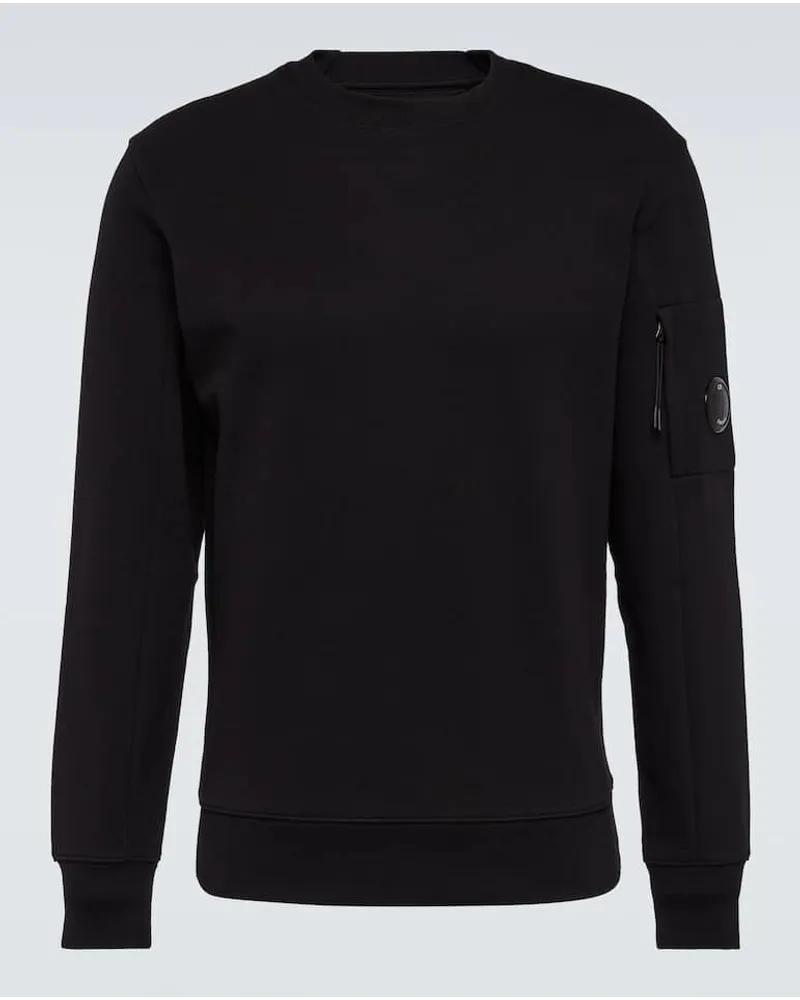 C.P. Company Felpa in pile di cotone Nero