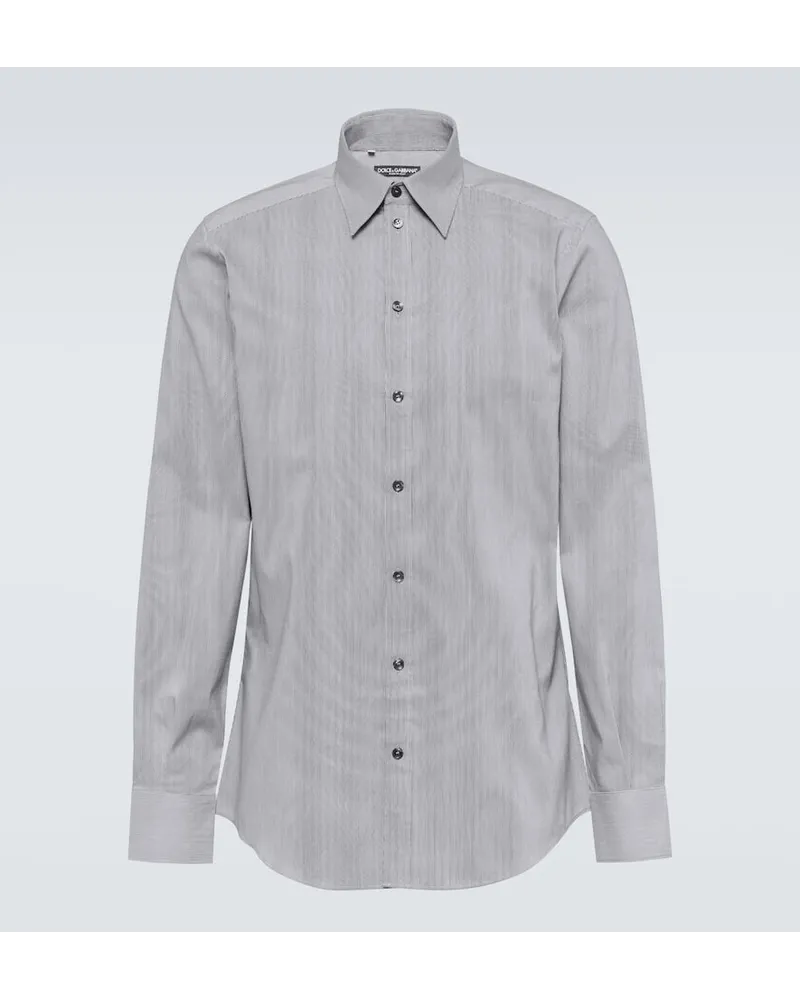 Dolce & Gabbana Camicia in cotone Grigio