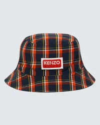 Kenzo Cappello da pescatore in cotone con logo Multicolore