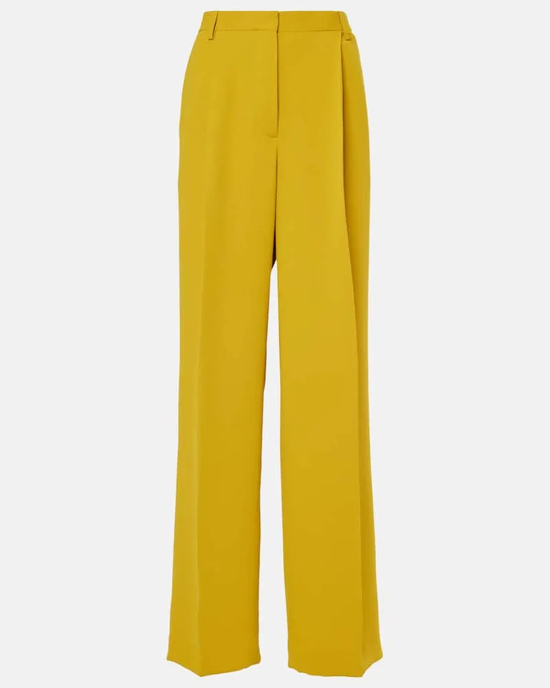 Valentino Garavani Pantaloni Grisaille in lana vergine Nero