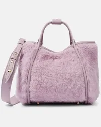 Max Mara Borsa Marine Small in teddy Viola