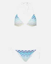 Missoni Bikini a zig-zag Blu