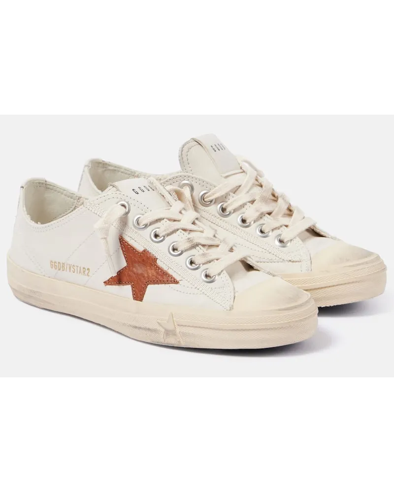 Golden Goose Sneakers V-Star 2 in pelle Bianco