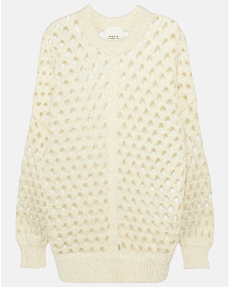 Isabel Marant Pullover Tane in misto alpaca Neutro