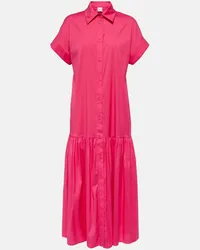 Max Mara Abito midi Tebano in popeline Rosa