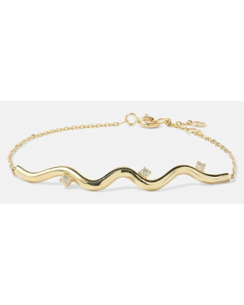 Stone & Strand Bracciale Harbor Lights in oro 14kt con diamanti Oro